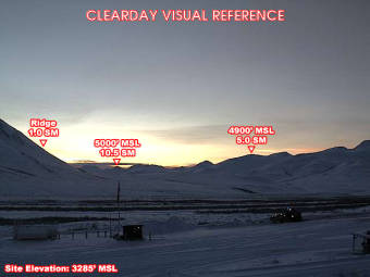 Webcam Chandalar Shelf, Alaska: Chandalar Shelf Airfield, View in Southern Direction
