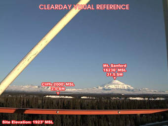 Webcam Chistochina, Alaska: Chistochina Airfield, View in SouthEastern Direction