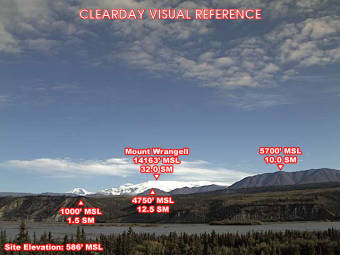 Webcam Chitina, Alaska: Flugplatz Chitina, Blick nach Nordosten