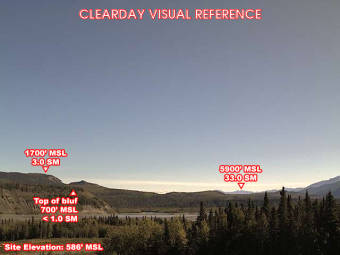Webcam Chitina, Alaska: Chitina Airfield, View in SouthEastern Direction