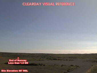 Webcam Clarks Point, Alaska: Flugplatz Clarks Point (PFCL), Blick nach Osten