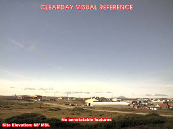 Webcam Cold Bay, Alaska: Campo d'Aviazione Cold Bay (PACD), Veduta verso il Nordovest