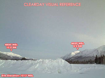 Webcam Coldfoot, Alaska: Campo d'Aviazione Coldfoot, Veduta verso il Nord