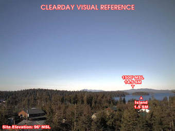 Webcam Craig, Alaska: Flugplatz Craig (CRGA2), Blick nach Nordwesten