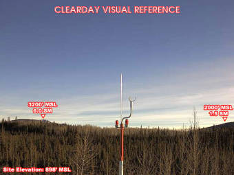 Webcam Eagle, Alaska: Eagle Airfield (PAEG), View in SouthEastern Direction