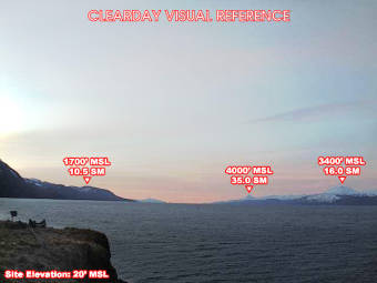 Webcam Eldred Rock, Alaska: Flugplatz Eldred Rock, Blick nach Süden