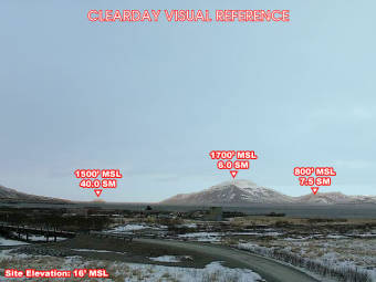 Webcam False Pass, Alaska: Flugplatz False Pass (PAKF), Blick nach Nordosten