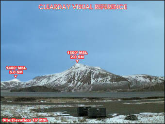Webcam False Pass, Alaska: Flugplatz False Pass (PAKF), Blick nach Osten
