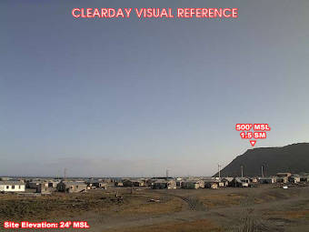 Webcam Gambell, Alaska: Campo d'Aviazione Gambell (PAGM), Veduta verso il Nordest