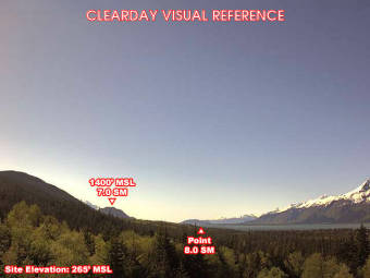 Webcam Haines, Alaska: Haines Airfield (PAHN), View in Southern Direction