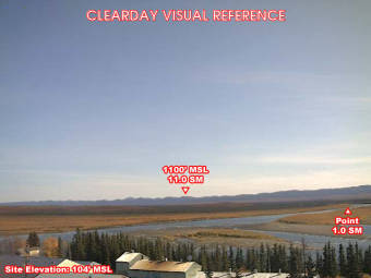 Webcam Kiana, Alaska: Flugplatz Kiana (PAIK), Blick nach Osten