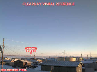Webcam Kivalina, Alaska: Kivalina Airfield (PAVL), View in Eastern Direction