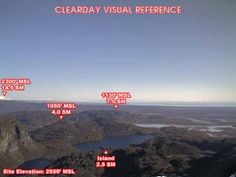Webcam Lake Clark Pass East, Alaska: Flugplatz Lake Clark Pass East, Blick nach Nordosten