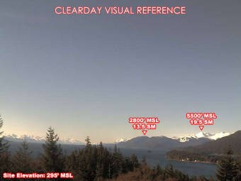 Webcam Lena Point, Alaska: Lena Point Airfield, View in Northern Direction