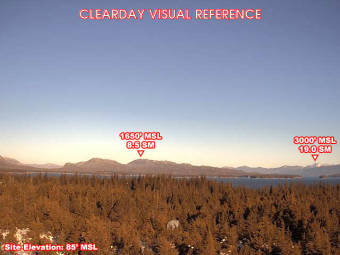Webcam Level Island, Alaska: Campo d'Aviazione Level Island, Veduta verso il Nord