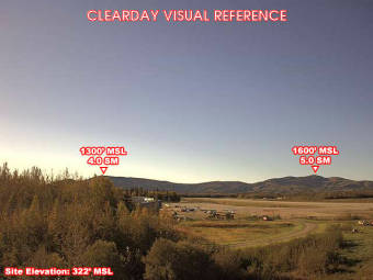 Webcam McGrath, Alaska: McGrath Airfield (PAMC), View in Southern Direction