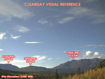 Webcam Mentasta, Alaska: Campo d'Aviazione Mentasta, Veduta verso il Sudovest