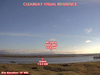 Webcam Nelson Lagoon, Alaska: Nelson Lagoon Airfield (PAOU), View in Southern Direction