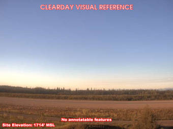 Webcam Northway, Alaska: Northway Airfield (PAOR), View in Southern Direction
