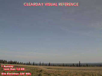 Webcam Nulato, Alaska: Campo d'Aviazione Nulato, Veduta verso l'Est
