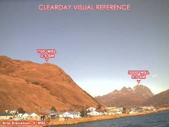 Webcam Old Harbor, Alaska: Old Harbor Airfield, View in Northern Direction