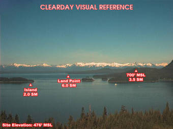 Webcam Pedersen Hill, Alaska: Pedersen Hill Airfield (PAJN), View in Western Direction