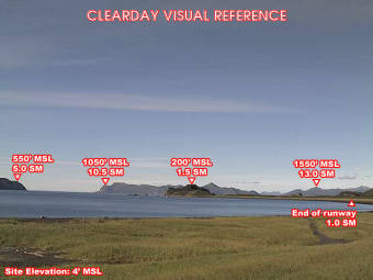 Webcam Perryville, Alaska: Perryville Airfield, View in SouthWestern Direction