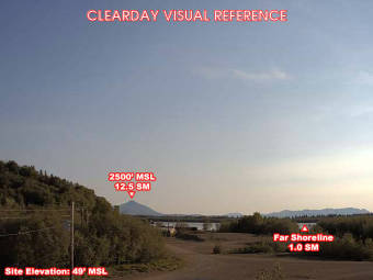Webcam Russian Mission, Alaska: Flugplatz Russian Mission (PARS), Blick nach Nordosten