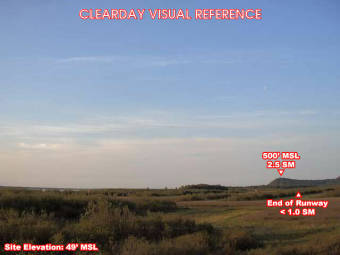 Webcam Russian Mission, Alaska: Russian Mission Airfield (PARS), View in Southern Direction