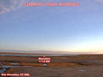 Webcam Scammon Bay, Alaska: Flugplatz Scammon Bay (PACM), Blick nach Nordosten