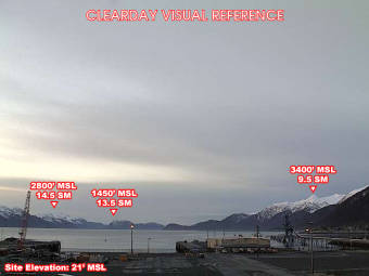 Webcam Seward, Alaska: Flyveplads Seward (PAWD)