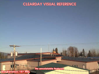 Webcam Shungnak, Alaska: Flugplatz Shungnak (PAGH), Blick nach Osten