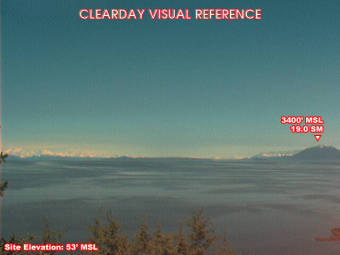 Webcam Sisters Island, Alaska: Campo d'Aviazione Sisters Island, Veduta verso il Sudest