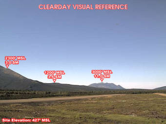 Webcam Takotna, Alaska: Campo d'Aviazione Takotna, Veduta verso il Sudovest