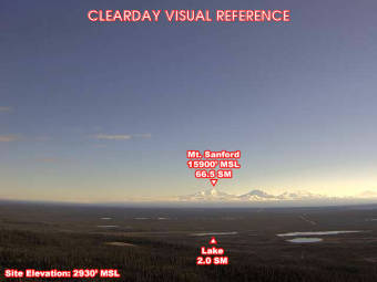 Webcam Tazlina-Tolsona, Alaska: Tazlina-Tolsona Airfield, View in Eastern Direction