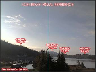 Webcam Thorne Bay, Alaska: Thorne Bay Airfield, View in SouthEastern Direction