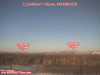 Webcam Tok, Alaska: Tok Airfield, View in Northern Direction