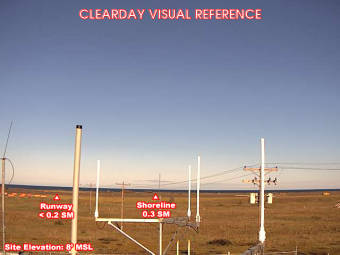 Webcam Unalakleet, Alaska: Unalakleet Airfield (PAUN), View in Western Direction