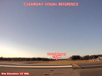 Webcam Yakutat, Alaska: Yakutat Airfield (PAYA), View in SouthWestern Direction