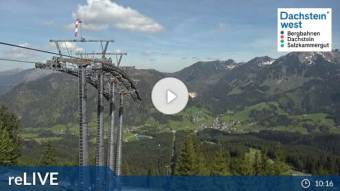 Webcam Rußbach am Paß Gschütt: Dachstein West - Bergstation Hornbahn