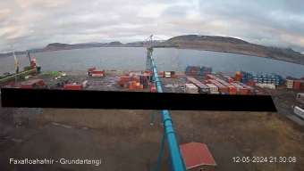 Webcam Grundartangi: Hafen von Grundartangi