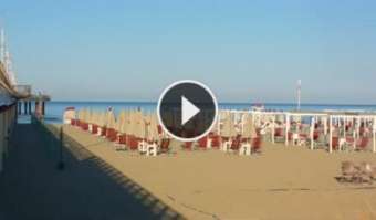 Webcam Marina di Pietrasanta: Vista a la Playa