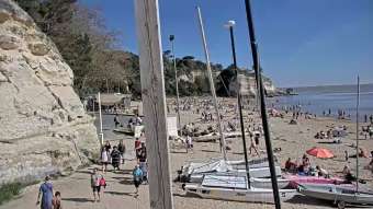Webcam Meschers-sur-Gironde: Beach View