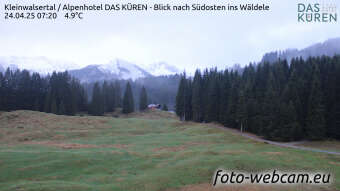 Webcam Hirschegg: HD Panorama Kleinwalsertal