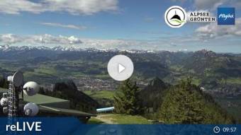 Webcam Burgberg im Allgäu: Grünten Gipfel