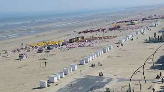 Webcam De Panne: Panorama sulla Spiaggia