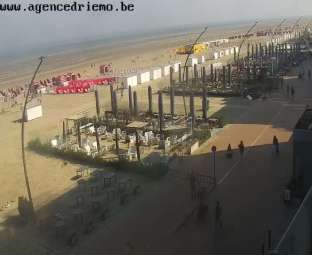 Webcam De Panne: Strandpanorama