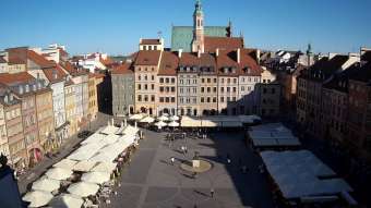 Webcam Varsovie: Place du Marché dans la Vieille Ville