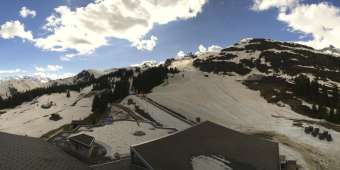 Webcam Disentis/Mustér: roundshot 360° Panorama Disentis Caischevedra