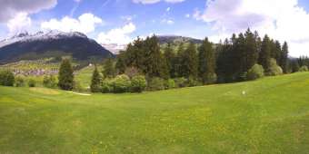 Webcam Breil-Brigels: roundshot 360° Panorama Golf Brigels